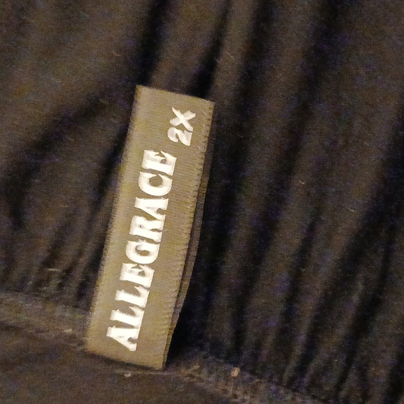 Black, maxi, ALLEGRACE, 2X, SKIRT - Picture 3 of 3